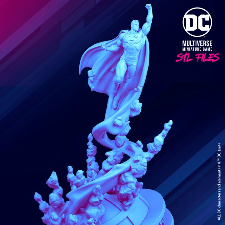 Superman Deluxe Edition, figura de DC Multiverse Miniature Game
